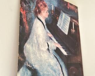Woman At The Piano 1876 On Canvas by Pierre-Auguste Renoir, print