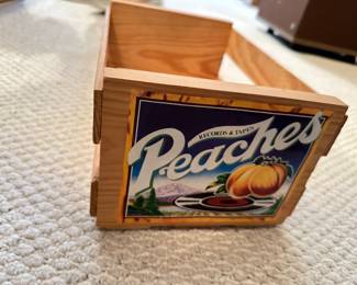 Peaches crate
