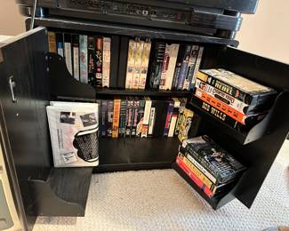 VHS entertainment center