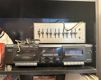 Sony cassette recorder, Realistic stereo frequency equalizer