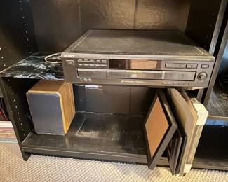 Sony disc changer system and speaker