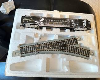 Johnny Cash "I Walk the Line" train car and tracks