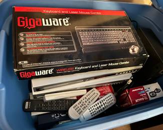 Keyboard, remote controls