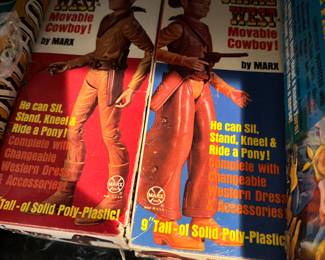 Jay West and Jamie West Movable Cowboy toys