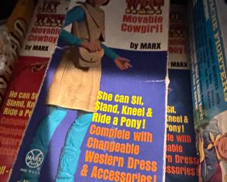 Janice West 9" Tall Movable Cowgirl, Johnny West series