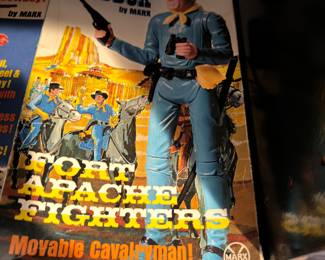 Capt. Maddox, Fort Apache Fighters, Movable Cavalryman, Johnny West toy