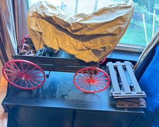 Johnny West covered wagon