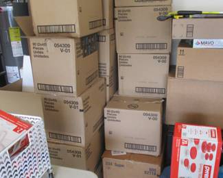 About 20 cases of disposable diapers & other related products. Lots and Lots