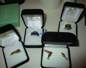 Over Rings and Pieces of Gold Jewelry