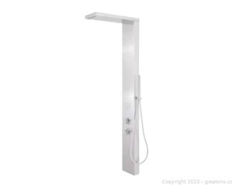 Brand New Signature Hardware Shower Panel with Hand Shower