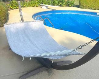 Essential Garden Hammock and Wood Stand