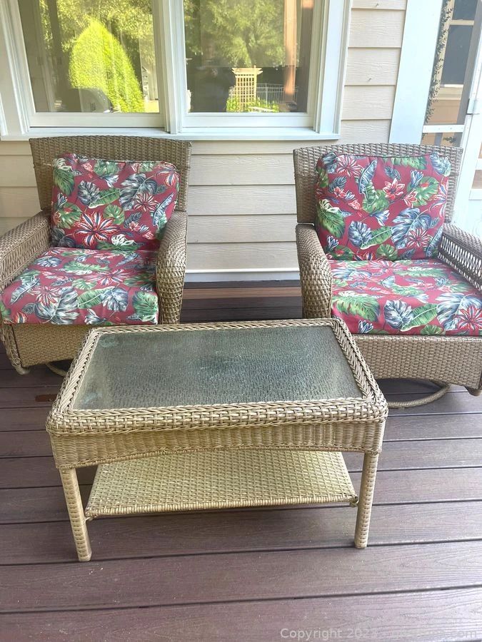 Martha Living Outdoor Wicker Set
