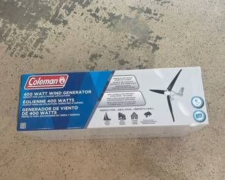 New Coleman 400 Watt Wind Generator