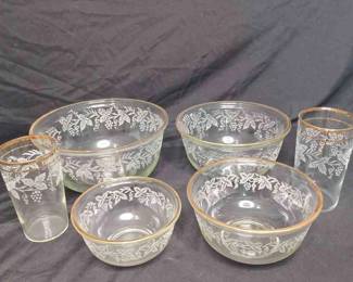 Bartlett Collins Bowls and Glasses