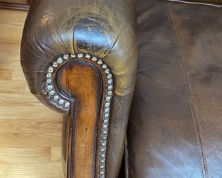 RF6 - $550 Palmer Home leather couch. 7' long