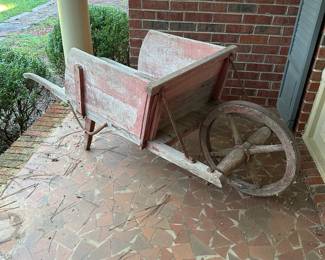 RP87 - $125 Vintage (Antique?) Wheelbarrow. Probably best for display only. 