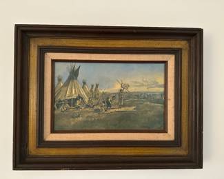 RA5 - $10 Native American Framed Print