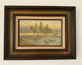 RA6 - $10 Native American Framed Print