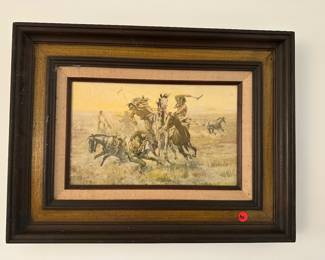 RA7 - $10 Native American Framed Print