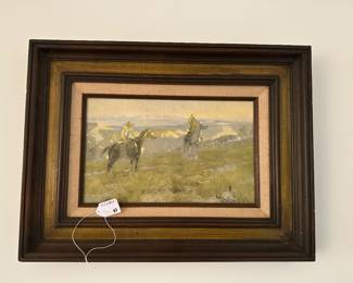 RA8 - $10 Native American Framed Print