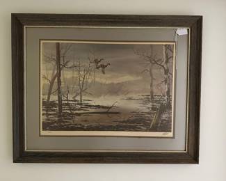 RA13 - $30. Signed "Binks" measures 23" x 29"