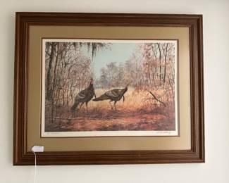 RA15 - $30. "N.C. Miller Jr."  Signed and numbered print measures 23.5" x 29"  