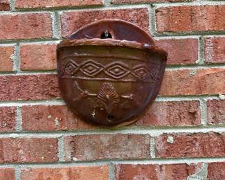 RP17 - $15 10" across and deep. Glazed Terra cotta. 