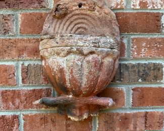 RP32- $30. Cherub Wall Planter. 9" wide x 13" deep