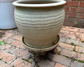 RP49 - $15. 11" tall decorative planter. 