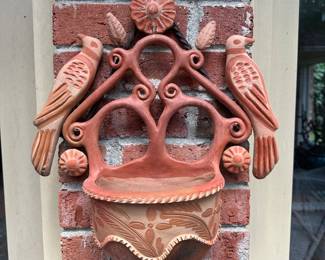 RP50 - $65. 14" wide x 15" tall. Vintage Mexican Folk Art Tree of Life. 