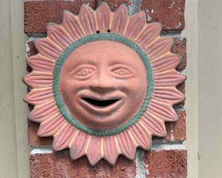 RP51 - $25. Terra Cotta Sun 11" round 