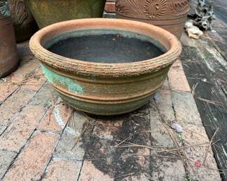 RP72 - $40 large round terra cotta planter