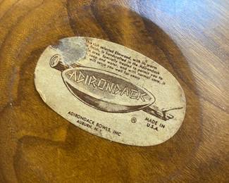 RK33 - $40 Adirondack Elmwood Serving Bowl and Plates