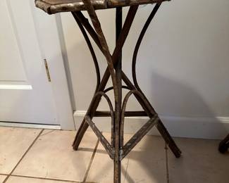 RF19 - $75. Folk Art Side Table 