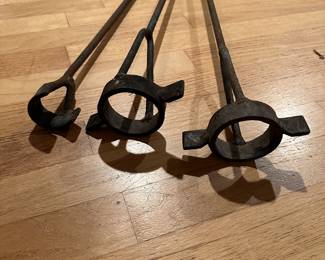 RD49 - Branding Irons. Letter C or U $45. 2 Matching circles with line out $60 each. 