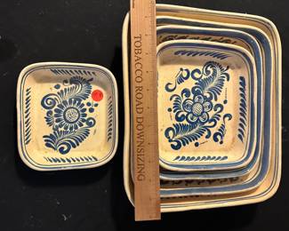 RD66 - $50. 5 pc nesting pottery set. 