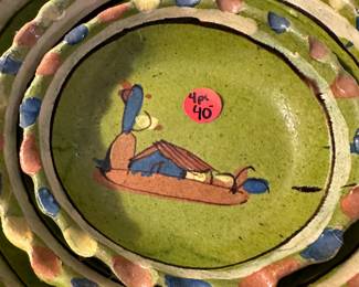 RD69 - $40 4 piece Mexico Pottery. 
