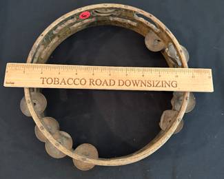RD76 - $50 vintage tambourine. 