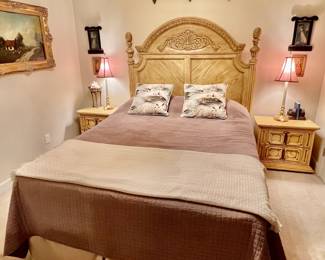 Bed Frame and Headboard Queen $175