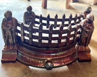 Fireplace lustre ware grates!