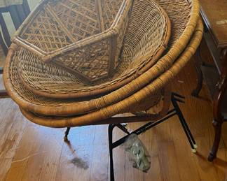 Funky Vintage Ratan / Bamboo Chairs