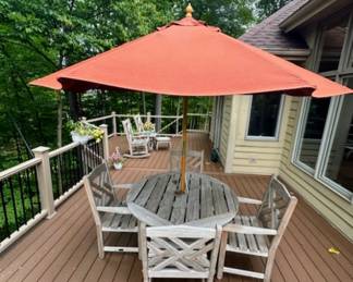 Wood Classics Patio Furniture, Umbrella by Sunbrella