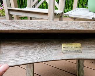 Wood Classics Patio Furniture