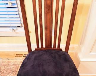 FBIS - Furniture Brands International Dining Room Wood & Slate Table and 6 Chairs