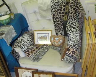 A cute living room chair in a great neutral color!