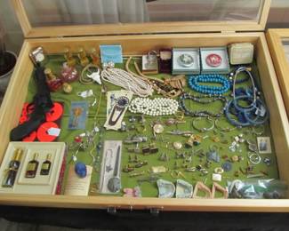 Nice selection of costume jewelry and other beautiful things. Including a Crosman 4.5mm Vigilante Pistol CCP8B2 / .177 Pellet & BBC02 (Gun will not be onsite after hours)