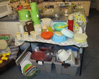 Large selection of vintage TUPPERWARE