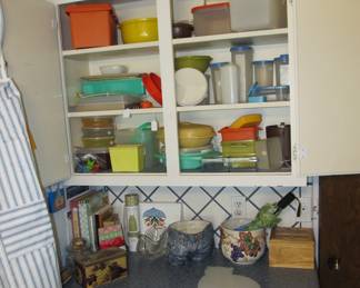 Large selection of vintage TUPPERWARE