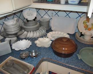 63pc Wentworth fine china "Silver Wheat"