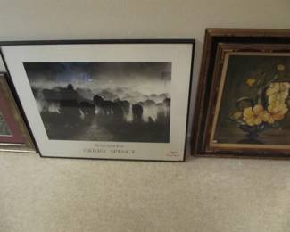 We have a house full of stunning fine art to choose from!  A signed poster by artist: Gerry Spence